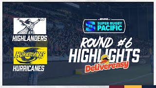 HIGHLANDERS V HURRICANES  SR ROUND 6 2024  DELIVEREASY HIGHLIGHTS [upl. by Ynohtnad]