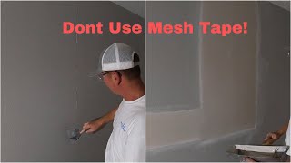 Full Tutorial On How To Fix A Drywall Crack Like A Pro [upl. by Rehtnug316]