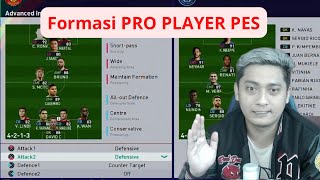 Formasi PRO PLAYER PES MAIN DI RENTAL PAKAI INI AUTO WIN [upl. by Ninerb]