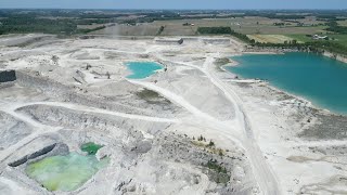 Carmeuse Maple Grove Quarry Operation Bettsville OH Seneca County Ohio May 2024 [upl. by Ydorb]