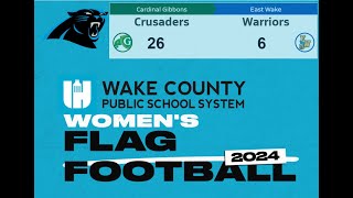 20240127  Gibbons vs East Wake  Girls Flag Football  Combined Clips [upl. by Neslund855]