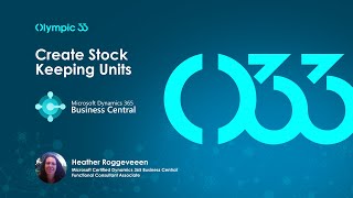 Inventory Stock Keeping Units  Microsoft Dynamics 365 Business Central [upl. by Eima]