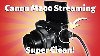 A PERFECT Camera For Live Streaming amp YouTube  Canon M200 Camera [upl. by Lomasi828]