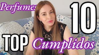 TOP 10 Perfumes IMANES de CUMPLIDOS Mujer DISEÑADOR 2024 [upl. by Hannover905]