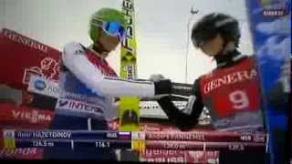 Anders Fannemel vs Ilmir Hazetdinov  GarmischPartenkirchen 2014  HD [upl. by Lombard521]