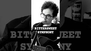 Bittersweet Symphony by The Verve Acoustic Cover newpersonas guitar cover wd40 looppedal [upl. by Ahsenauj]