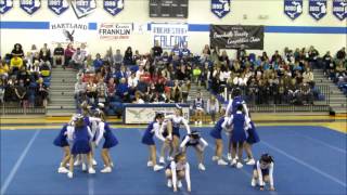 Reuther Middle School Cheer 7th Grade Round 3 1182014 [upl. by Tnilk]