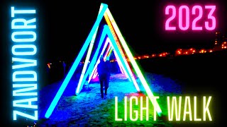 ✨LIGHT WALK FESTIVAL 2023 ZANDVOORT Netherlands 🇳🇱  14 KM WALK EXPERIENCE [upl. by Debbee]