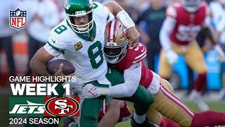 New York Jets vs San Francisco 49ers Game Highlights  NFL 2024 Season [upl. by Atibat]