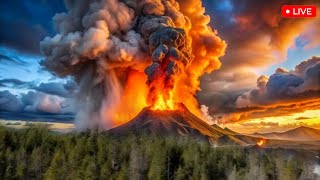 Horrible Today 3rd Yellowstone Volcano Eruptions Recorded Live Scientists and Residents Panic [upl. by Idalina]