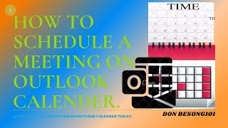 HOW TO USE AND SCHEDULE A MEETING ON MICROSOFT OUTLOOK SHORT [upl. by Atilol]
