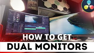 How to get Dual Monitors in DaVinci Resolve Studio 18 [upl. by Reese562]