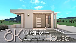 BLOXBURG 8K STARTER HOUSE  NOGAMEPASS [upl. by Nakre]