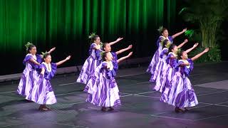 Hālau Hula O Nāpunaheleonāpua Auana  2018 Queen Liliuokalani Keiki Hula Competition [upl. by Ardena236]