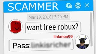 TROLLING ROBLOX SCAMMER 15 FT LINKMON99 [upl. by Kelcie]