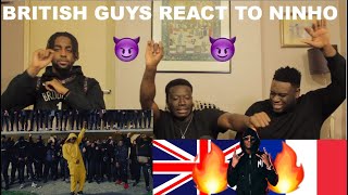 British Guys React to Ninho  Problèmes du matin Clip officiel REACTION [upl. by Yearwood]