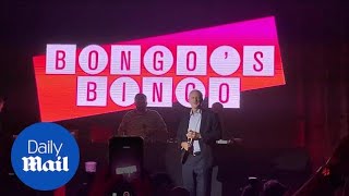 Jeremy Corbyn calls out bingo numbers onstage in Liverpool [upl. by Nilyak]