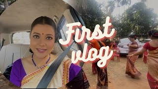 My 1st Vlog  Bhogali Bihu Celebration [upl. by Kraska]