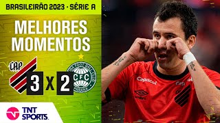 FURACÃO FAZ DOIS GOLS NOS ACRÉSCIMOS E VIRA NUM JOGO ABSURDO CONTRA O COXA  ATHLETICO 3X2 CORITIBA [upl. by Olgnaed990]