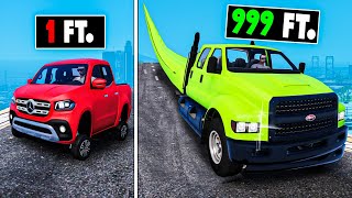 Every time I crash my truck gets longer in GTA 5 [upl. by Annovahs]