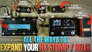 How To EXPAND Your HX STOMP Beyond Only 3 FOOTSWITCHES [upl. by Batsheva]