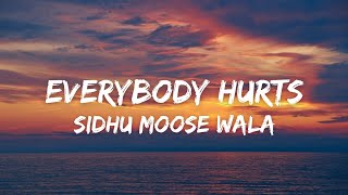 Everybody Hurts Lyrics w english translation  Sidhu Moose Wala [upl. by Raynata865]