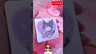 Mirror makep up💖💖mirror makeup accessories kawaii sanrio kuromi cute unboxing adorable [upl. by Fazeli]