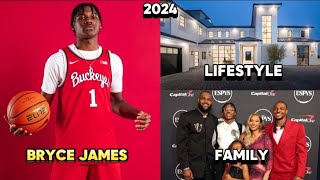 Bryce James Basketball Player Lifestyle Age Family Height Net worth Career Biography 2024 [upl. by Assenar]