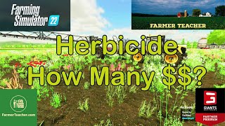 Cost Breakdown Herbicide Expenses on Farming Simulator [upl. by Asus925]