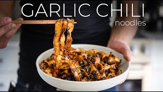 SPICE UP YOUR WEEKLY MENU with this crazy delish Garlic Chili Noodles Recipe [upl. by Ahab]