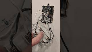 Floor heating thermostat wiring final connection explained [upl. by Norah828]