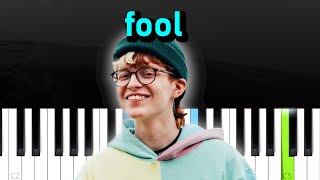 Cavetown  Fool Piano tutorial [upl. by Manvell]