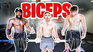 Bicep Curl Strength Challenge with Tristyn Lee amp 2Hype [upl. by Nettle]