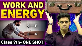 Work and Energy Complete Chapter🔥 CLASS 9th Science  NCERT covered  Prashant Kirad [upl. by Shipley]