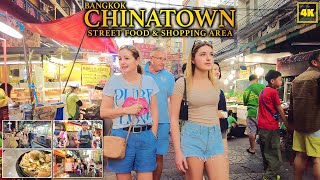 ChinaTown in Bangkok  Explore Yaowarat road amp Sampheng Market [upl. by Yunfei745]