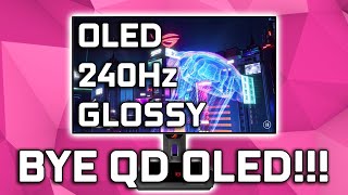 THE OLED  ASUS Glossy 240Hz XG27AQDMG Gaming Monitor [upl. by Narf]