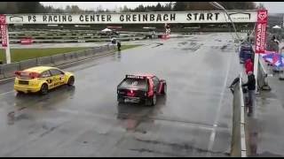 ROAC 2016 Greinbach Lancia Delta S4 vs Ford Focus RX Supercar Halbfinale [upl. by Gram643]