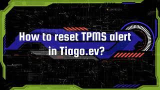 How to reset iTPMS in TiagoEV [upl. by Patricia304]