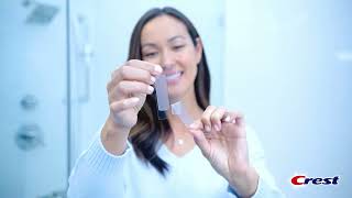 Crest Whitestrips  4 Steps to Whiter Teeth [upl. by Grishilde]