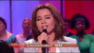 Chimène Badi amp Zaz  LAccordéoniste Edith Piaf [upl. by Airual]