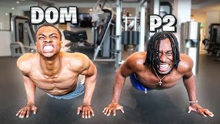 Who is STRONGER P2istheName VS His Angry Cousin DomDomTV [upl. by Carbrey]