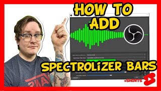 How to Set up The Obs Studio PlugIn Spectralizer Shorts [upl. by Oppen]