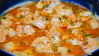 Camarones al Ajillo en una rica salsa [upl. by Goodman241]