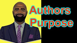 Authors Purpose Song – Learn Comprehension Rap [upl. by Riatsila]