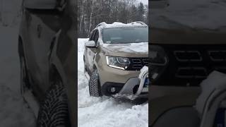 Duster in the snow duster duster4x4 renaultduster daciaduster renault dacia offroad [upl. by Carman]