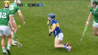 BIG HIT WILL ODONOGHUE V WILLIE CONNORS LIMERICK V TIPPERARY  2024 MUNSTER HURLING CHAMPIONSHIP [upl. by Arbuckle277]