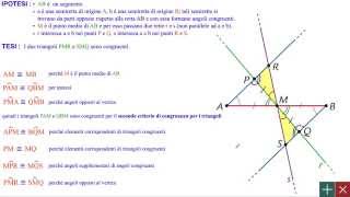 Geometria  Dimostrazione congruenza triangoli  Programma primo anno [upl. by Towroy]