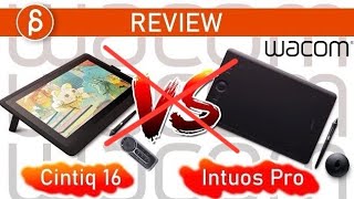 My Wacom Cintiq 16 and Wacom Intuos Pro  plus Unboxing [upl. by Nitnilc]