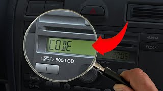 How to get Ford Fiesta 6000 CD radio code  2004 — 2008 model [upl. by Aseiram78]