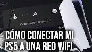 Cómo Conectar mi PS5 a una red WIFI  Cómo Conectar el PS5 a INTERNET [upl. by Nisay]